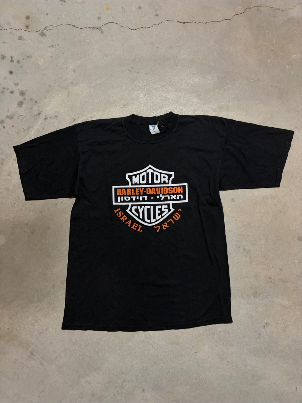 Vintage Harley Davidson Israel Short Sleeve Shirt